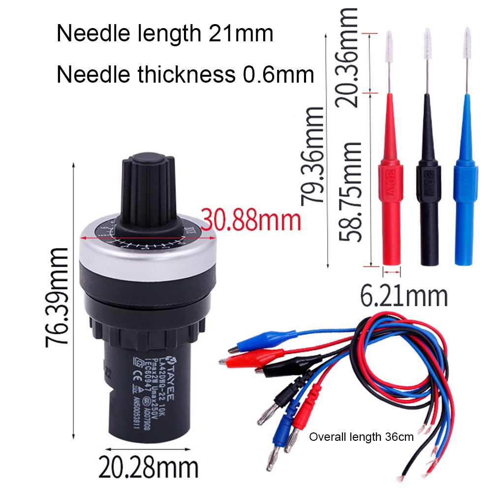 Professional Hardware Auto Car Circuit Tester Sensor Signal Resistance Simulator Fuel Diagnostic Tool Analog Generato... - Image 5