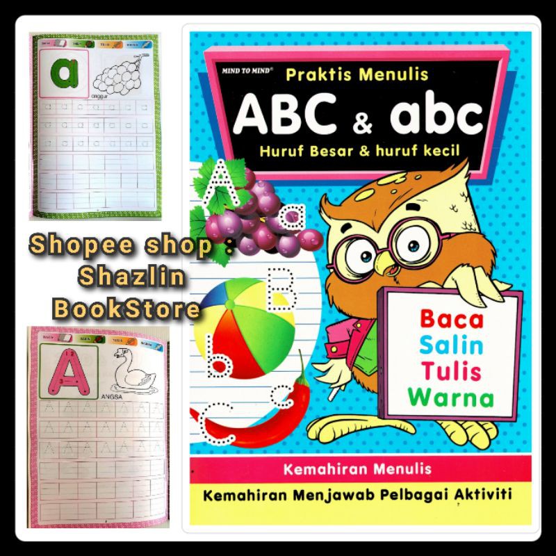 Huruf Abc Latihan Menulis Prasekolah Pdf : Syumul Studio Latihan ...