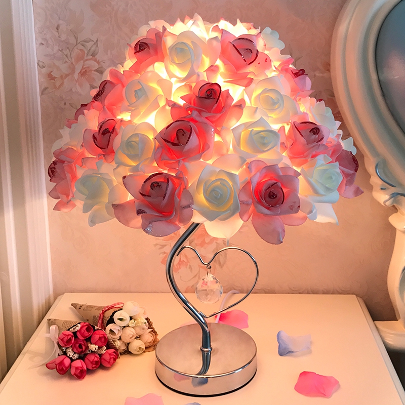 flower table lamp