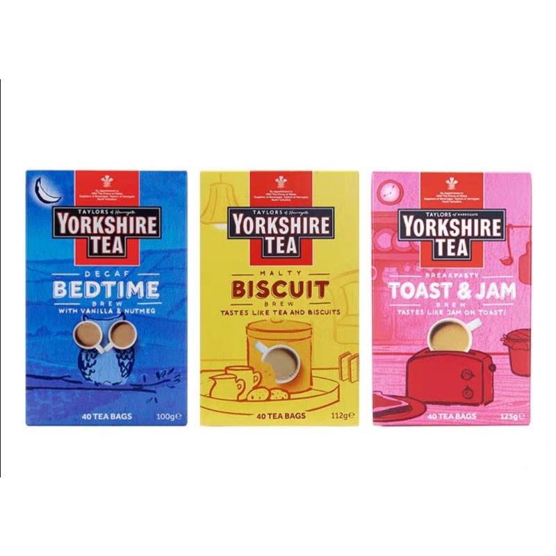 Taylors of Harrogate Yorkshire Tea Malty Biscuit Brew 40 tea bags 112g
