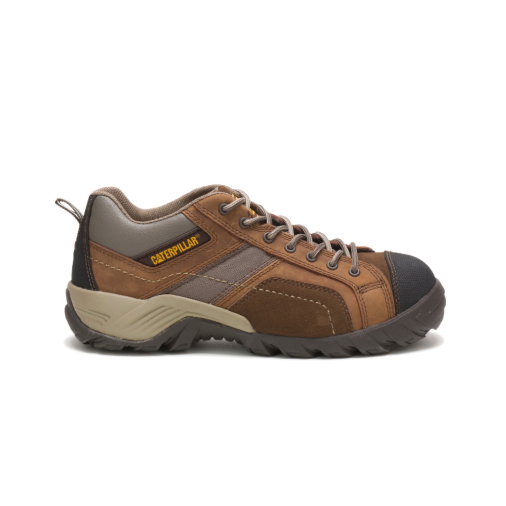 Caterpillar Men's ARGON Composite Toe Work Shoe Dark Beige (P712529