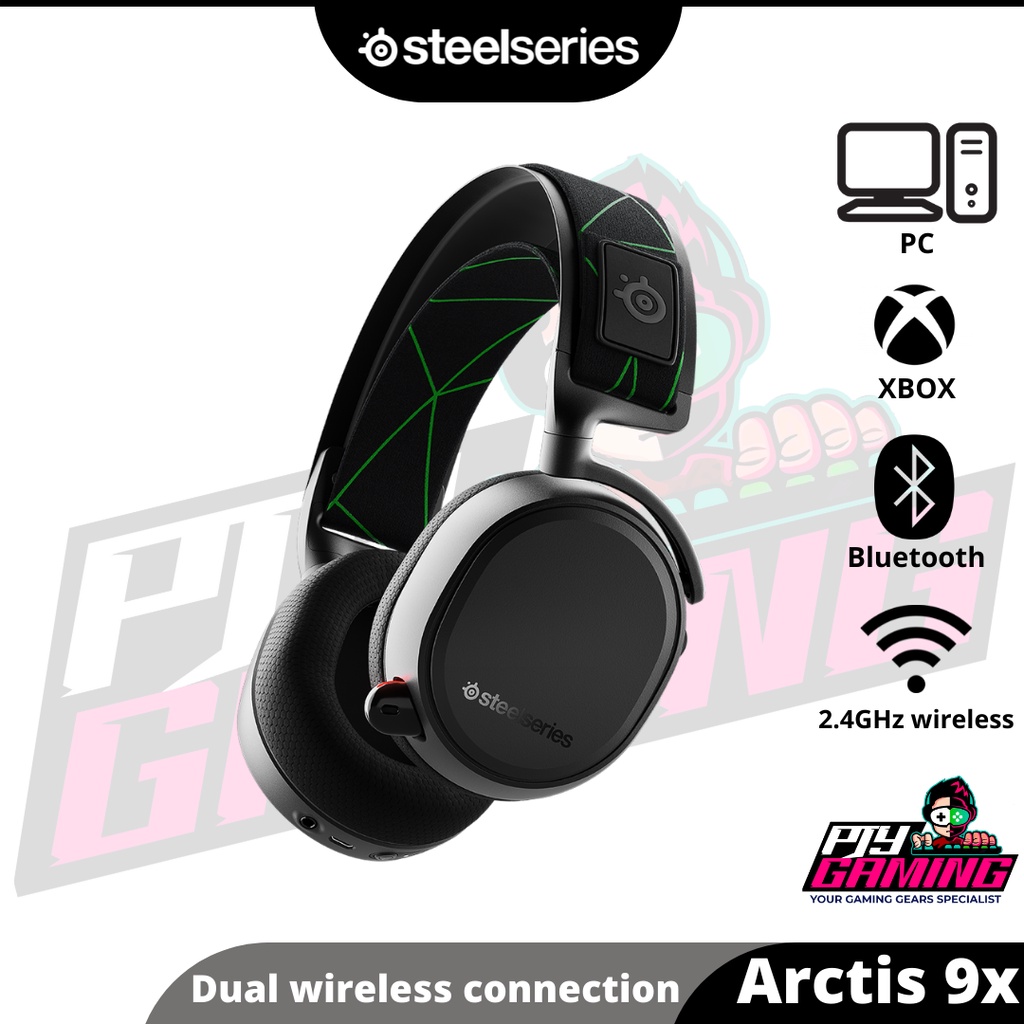 Steelseries Arctis 9x Wireless Gaming Headset Integrated Xbox Wireless Bluetooth Pc And