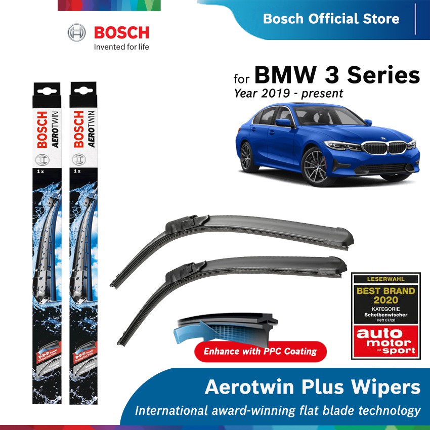 Bosch Aerotwin Plus Multi Clip Wiper Set for BMW 3 Series G20 (23"/20