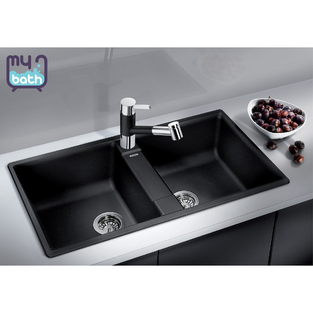 Blanco Zia 9 Double Bowl Silgranit Kitchen Sink with Waste | Shopee ...