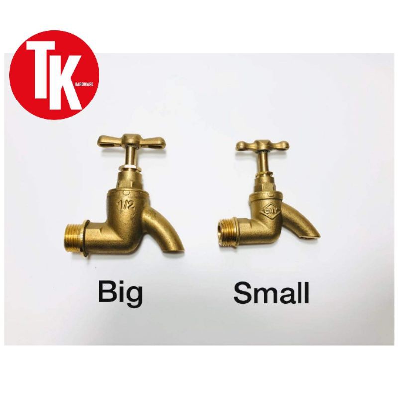City Wall Bib Tap Brass Kepala Paip Air Tembaga Kepala Paip Tandas Toilet Bathroom Cuci Tangan Sinki Shopee Malaysia