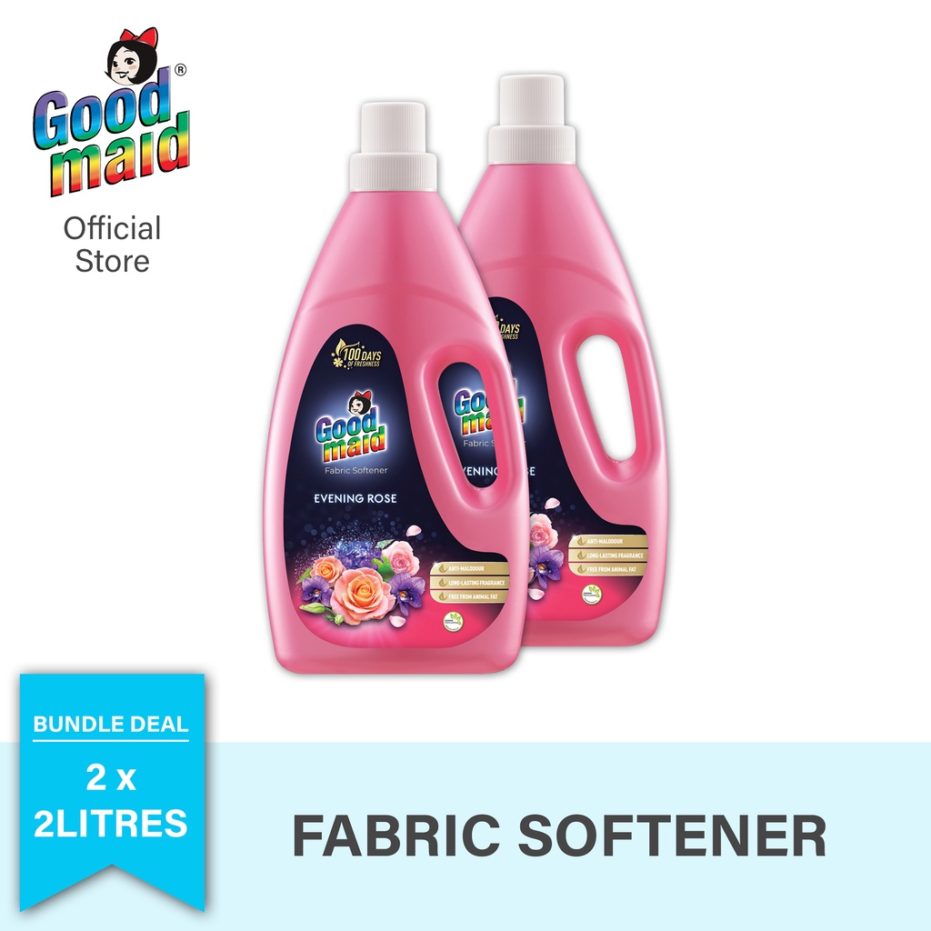 Goodmaid Fabric Softener 2 litres - Evening Rose ( BUNDLE OF 2 ) | Shopee  Malaysia