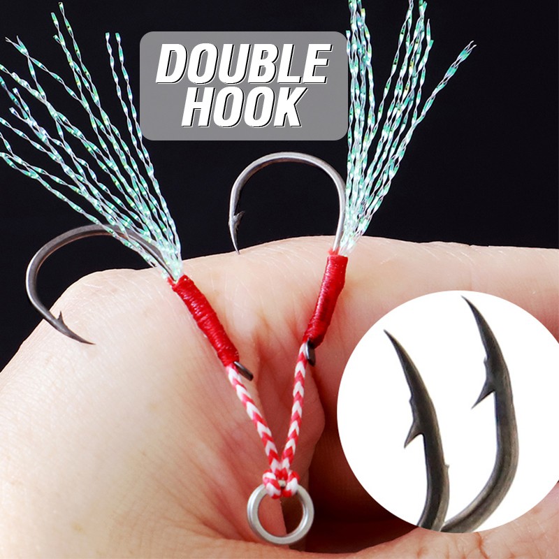 Fishing Hook Single Hook Assist Hook And Hook Double Hook Assist Hook Fishing Gear