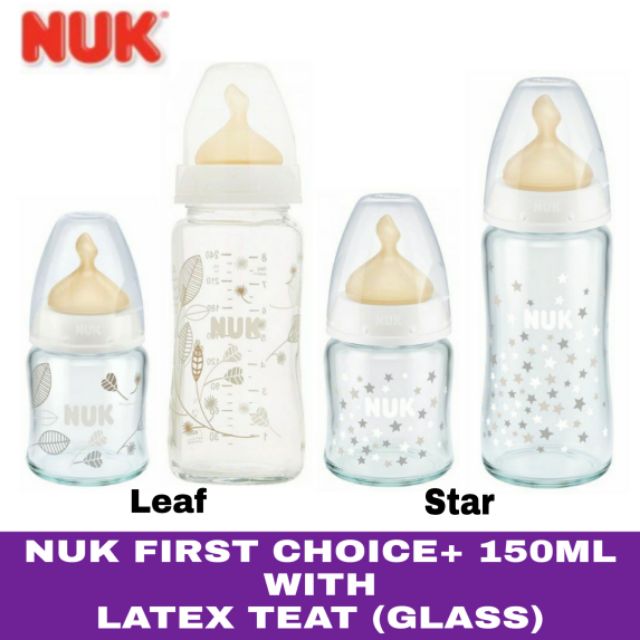 nuk first choice bottle latex teat
