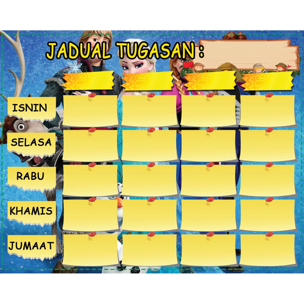 Jadual Tugasan Kelas Material Banner Shopee Malaysia