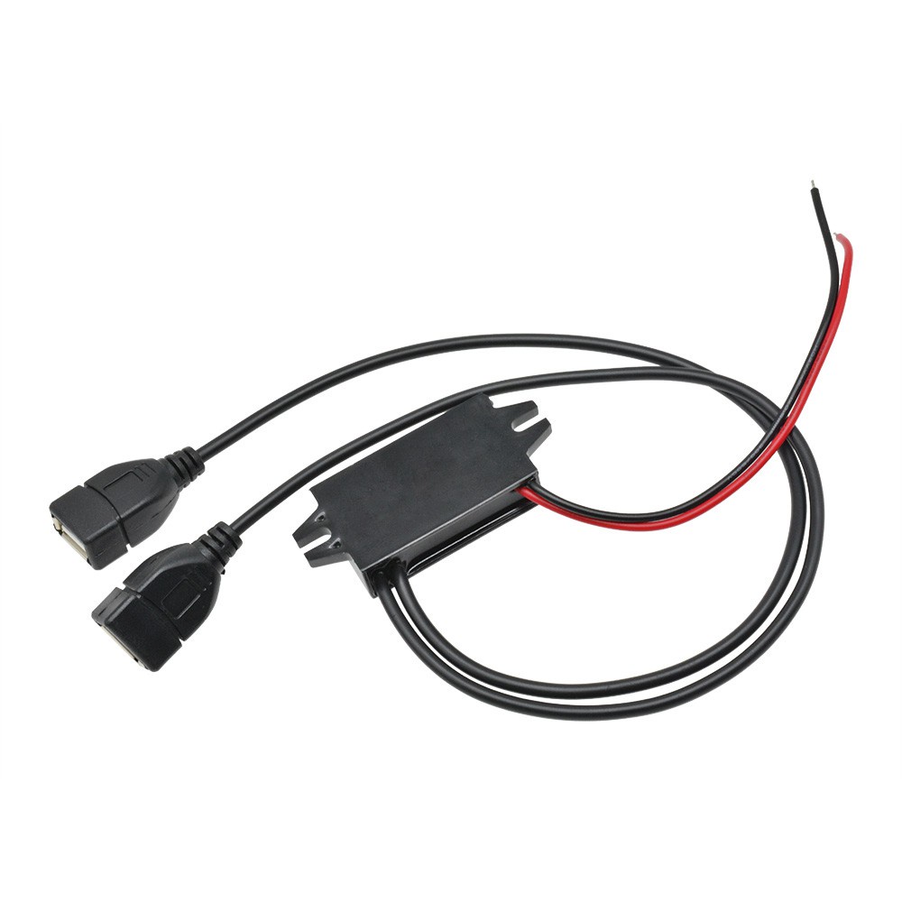Durable Quality DC-DC Converter Module 12V 5V 3A 15W Duble USB Output Power Adapter - Image 2