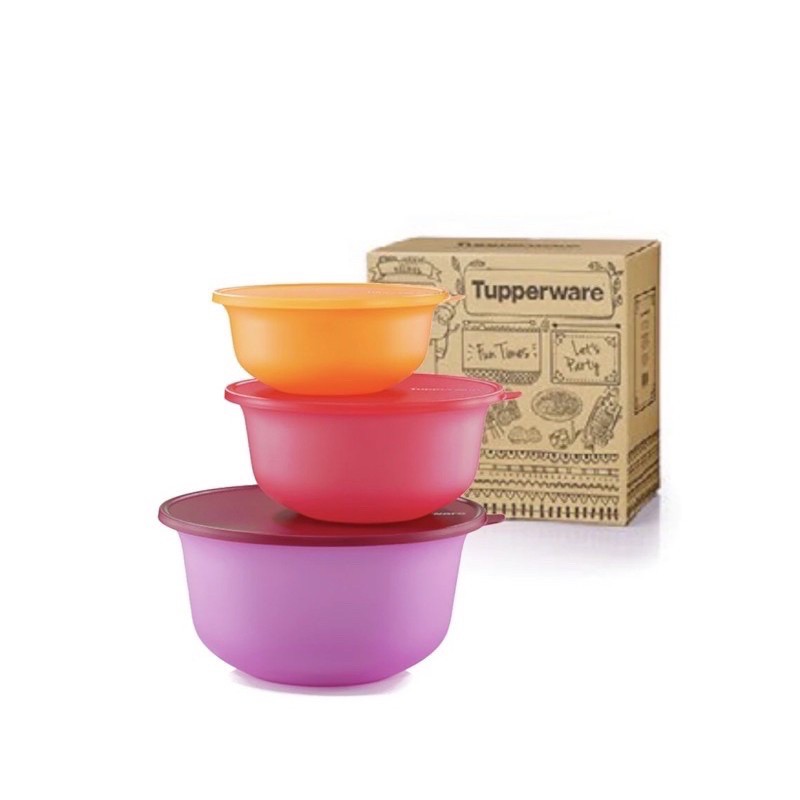 Tupperware Aloha Bowl Set + PWP Handy Fancy