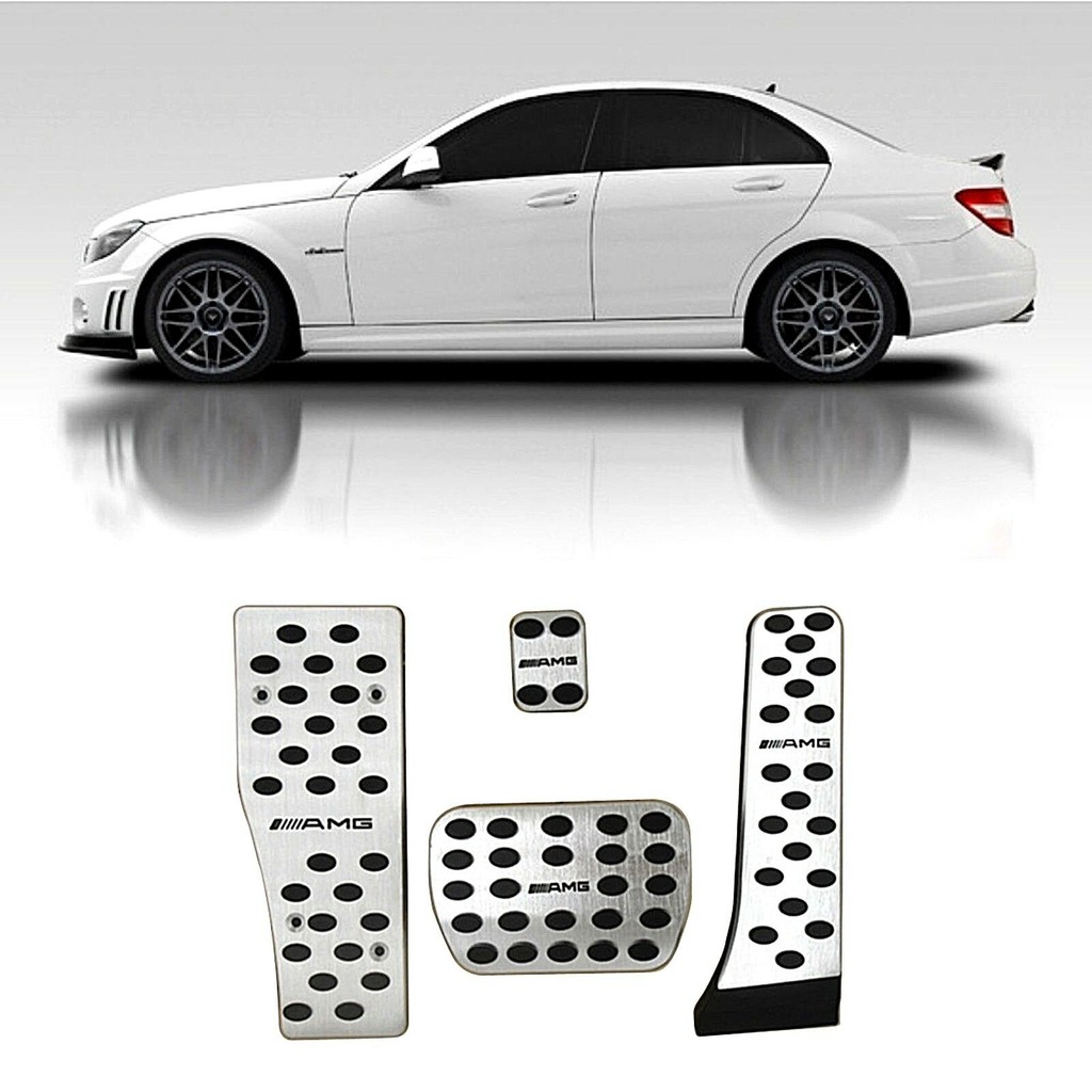 AMG Style Alloy Pedal Covers For Mercedes Benz E C S GLK CLK SL W203 W204  W212 | Shopee Malaysia