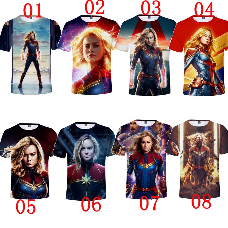 captain marvel t shirt for women