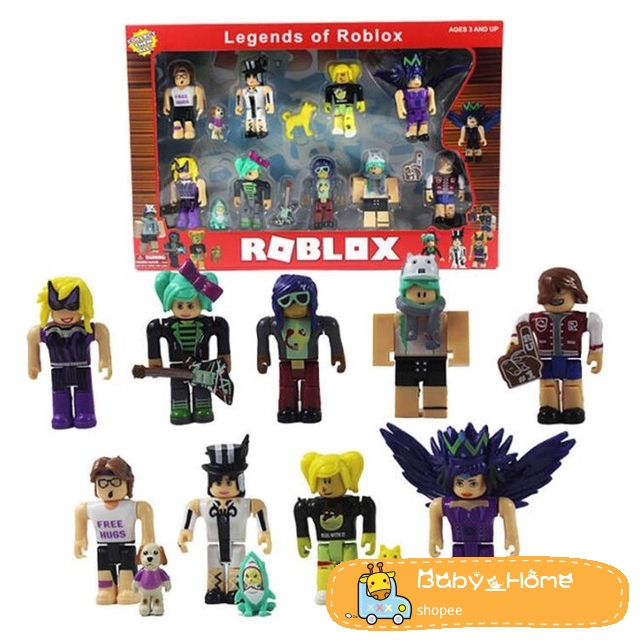 9pcs Set Roblox Figures Toy 7cm Pvc Game Roblox Toys Girls Christmas Gift Shopee Malaysia - roblox toys for christmas
