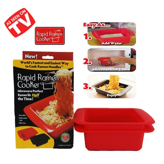 Rapid Ramen Cooker Microwave Instant Ramen Noodles in 3 Minutes
