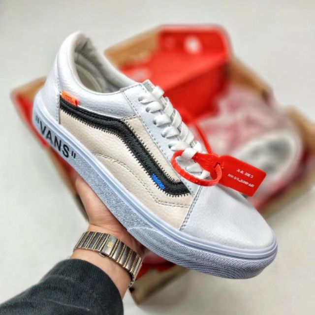 vans old skool x off white custom