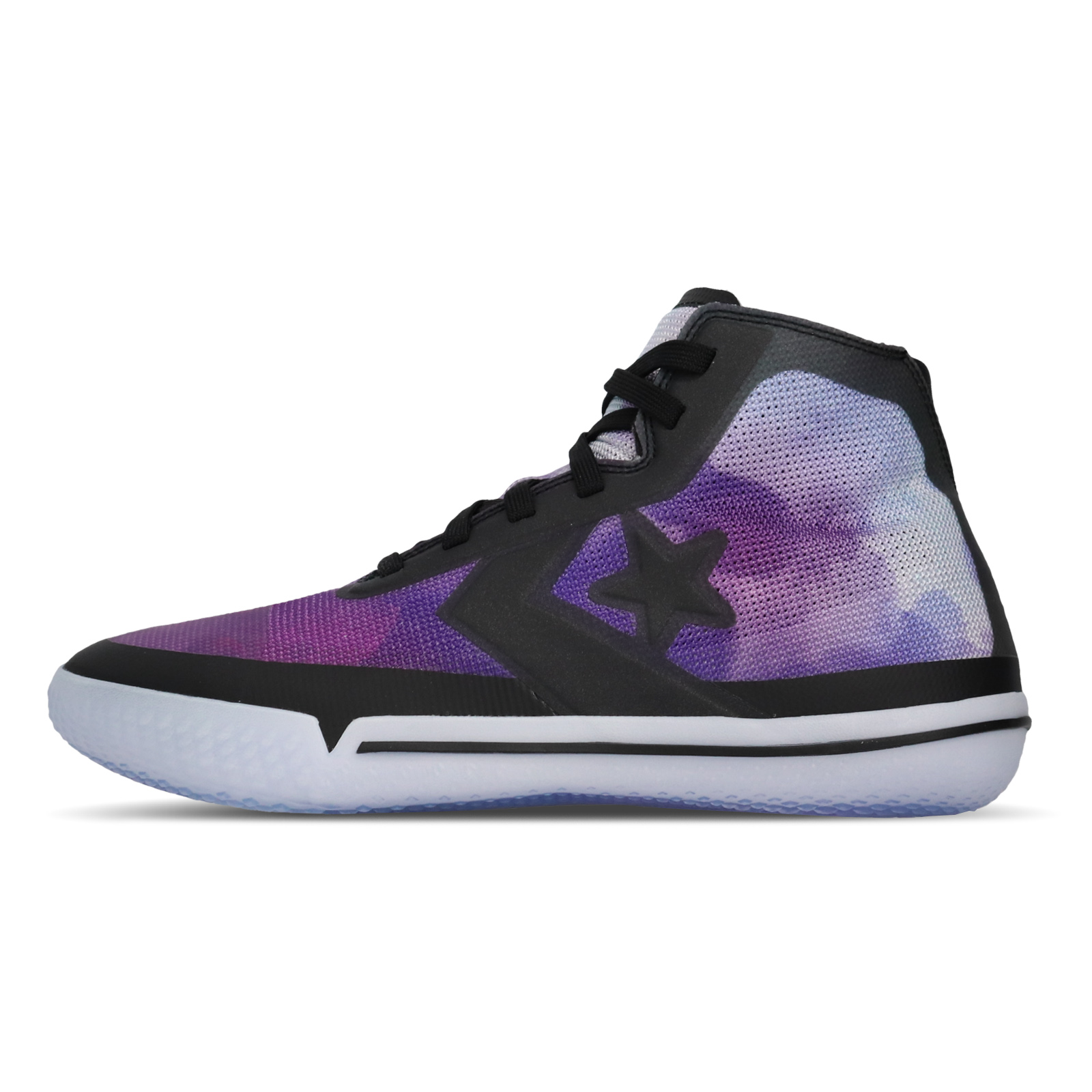 black converse basketball shoes