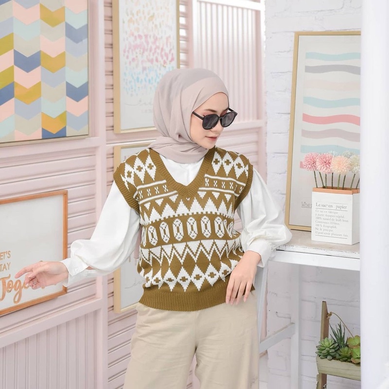 Korean STYLE VEST KOREAN VEST LUXURY VEST OVERSIZE ROMPI KOREAN