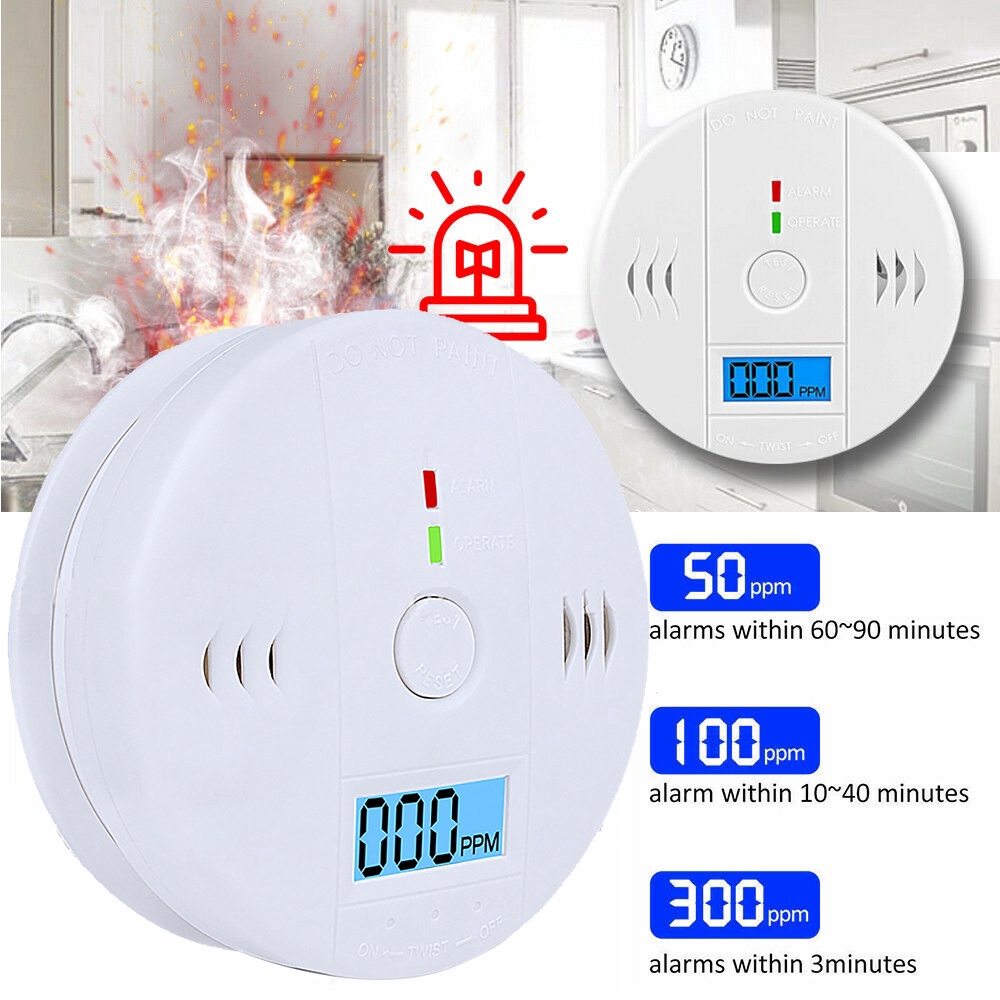 85 dB Carbon Monoxide Alarm CO Sensor High Sensitive ...