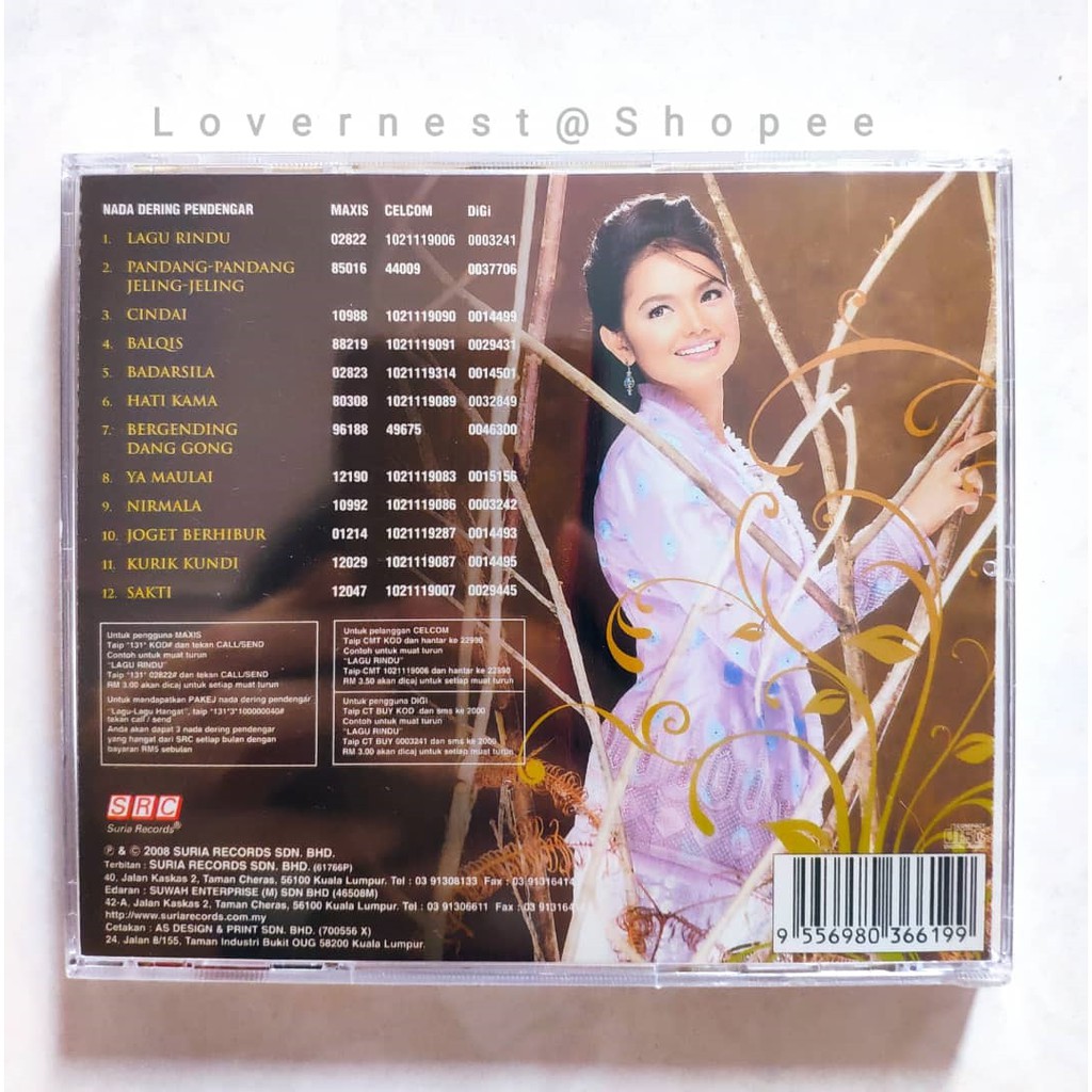 Siti Nurhaliza Permata Irama Cd Shopee Malaysia