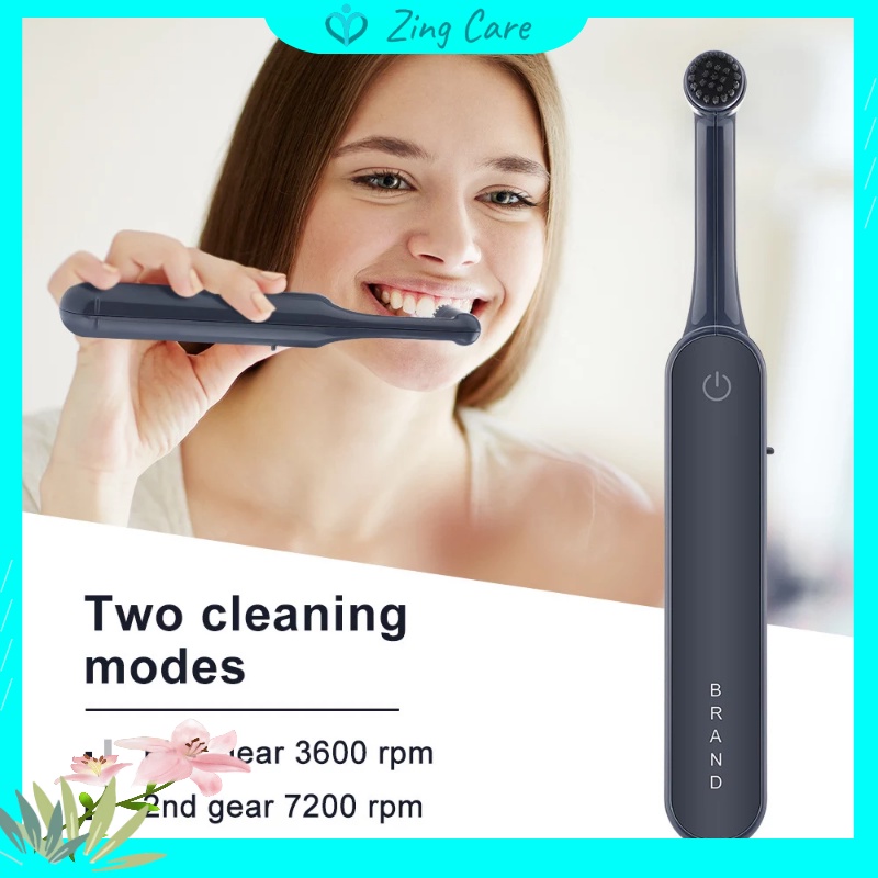 Electric Rotating Toothbrush Teeth Cleaner Plaque Stains Tartar Remove