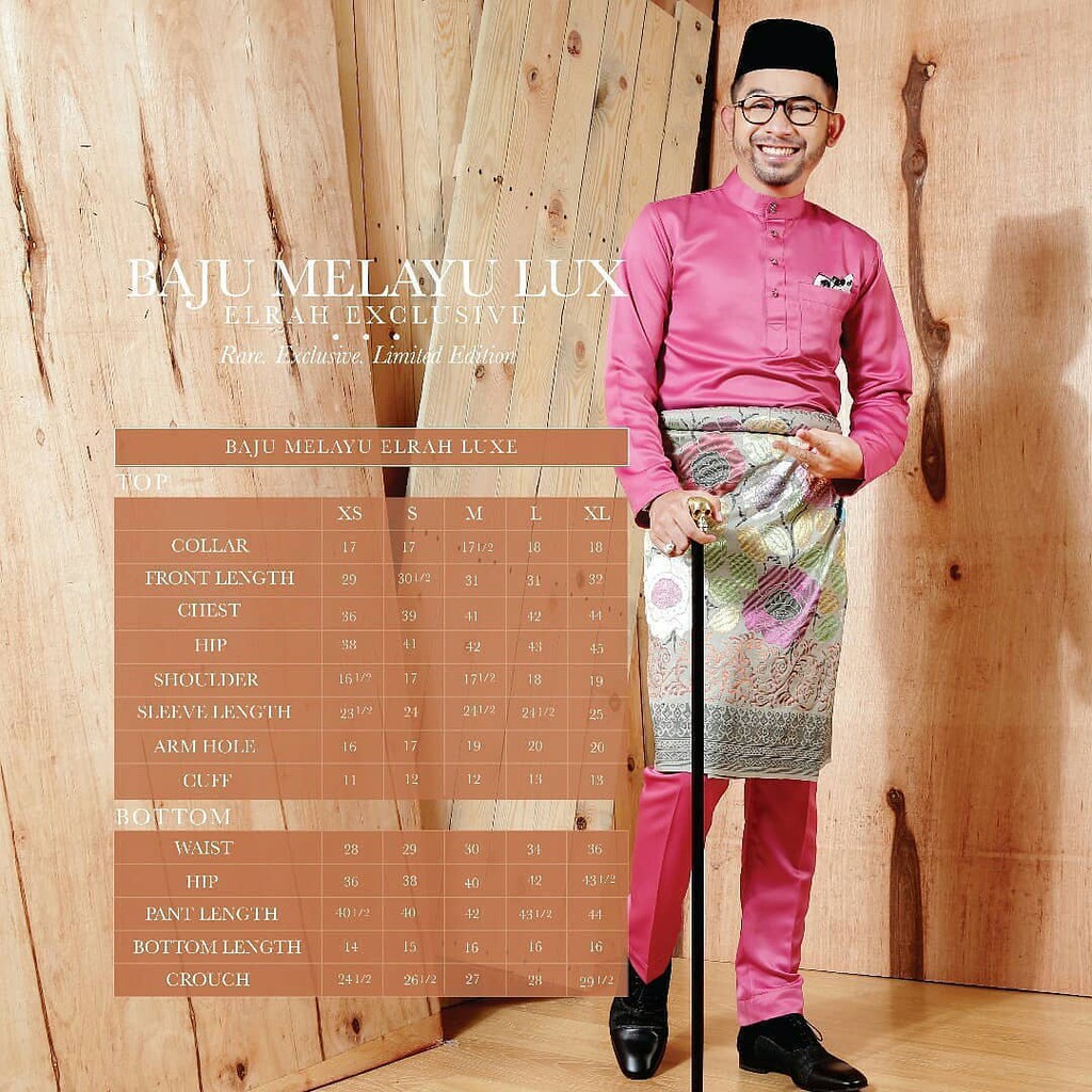 Baju Melayu Elrah 2018