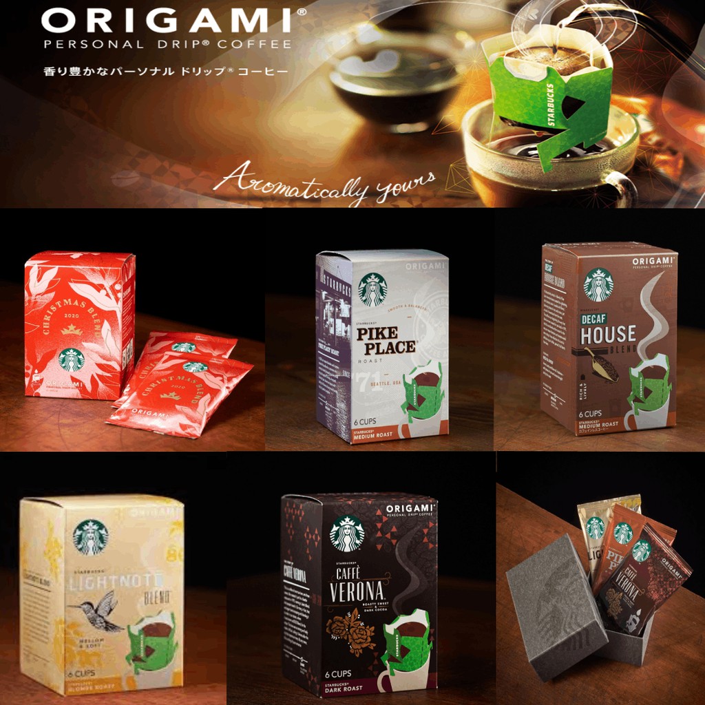 [Starbucks Japan] Origami instant drip coffee various type 9g/6packs