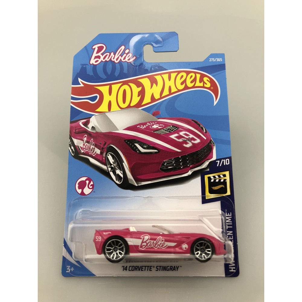 hot wheels 14 corvette stingray barbie