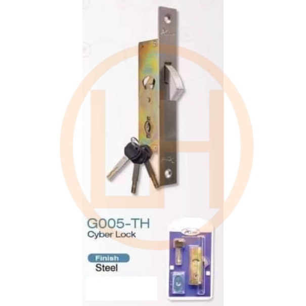 ALine Cyber Lock / Hook Lock Set G005TH SN Metal Grill Lock