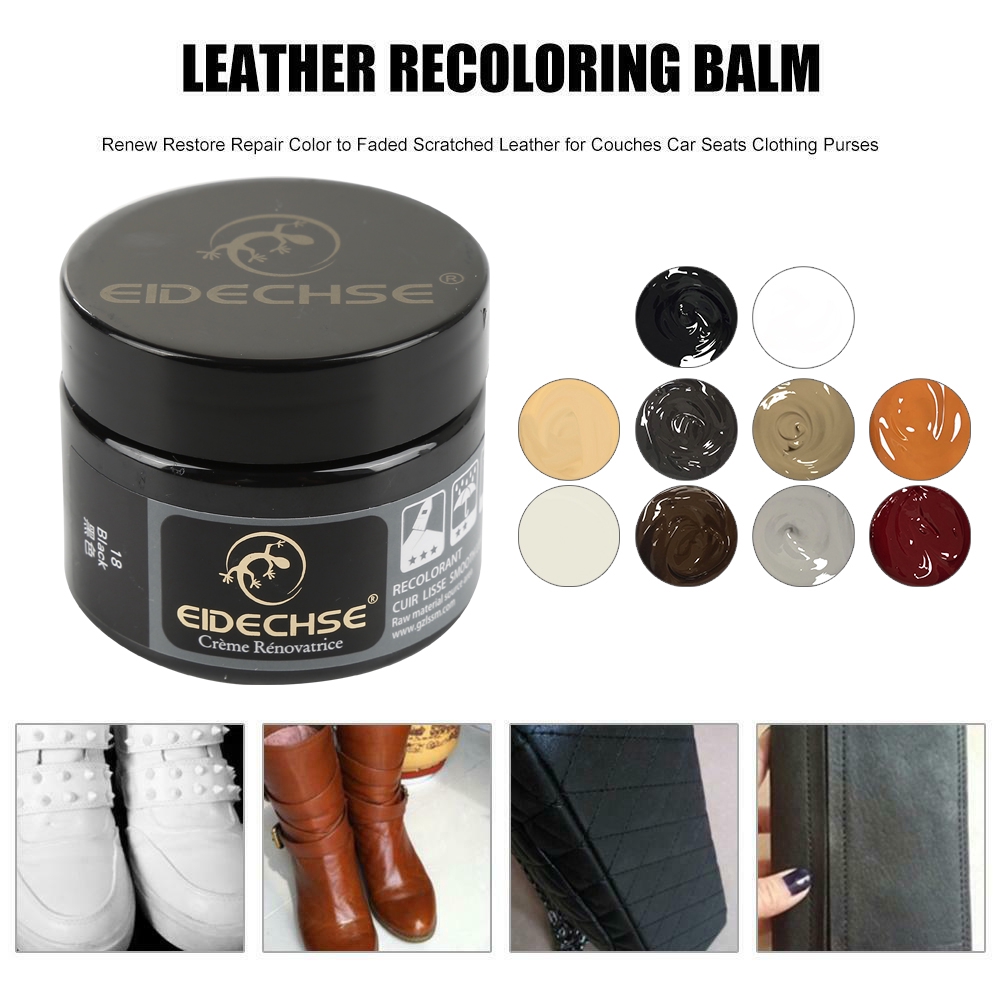 No Kit Leather Repair Color Restore Fade Scratch Couch Furniture Sofa Car Seat