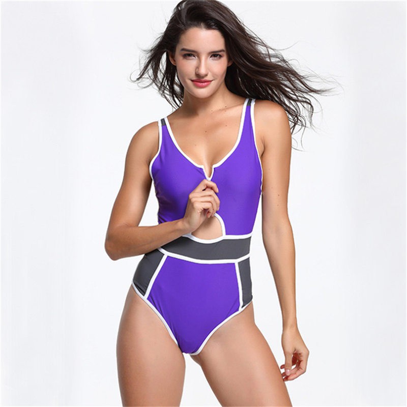 purple bathing suits