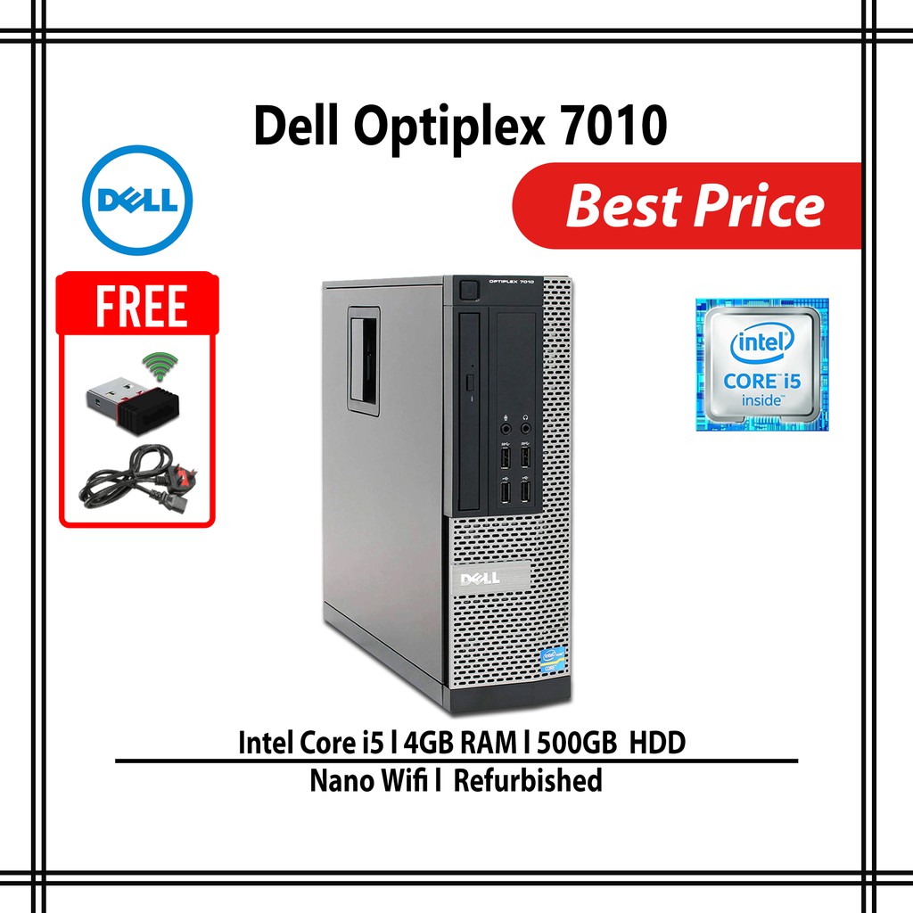 Dell Optiplex 7010 Sff Intel Core I5 3470 3 ghz Win7 Pro Shopee Malaysia