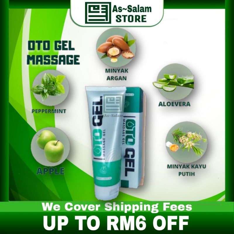 ORI HQ Massage Gel Sejuk Sakit Sendi Sakit Urat Kebas Lenguh Sakit Lutut Kembung Perut Otot Oto soap