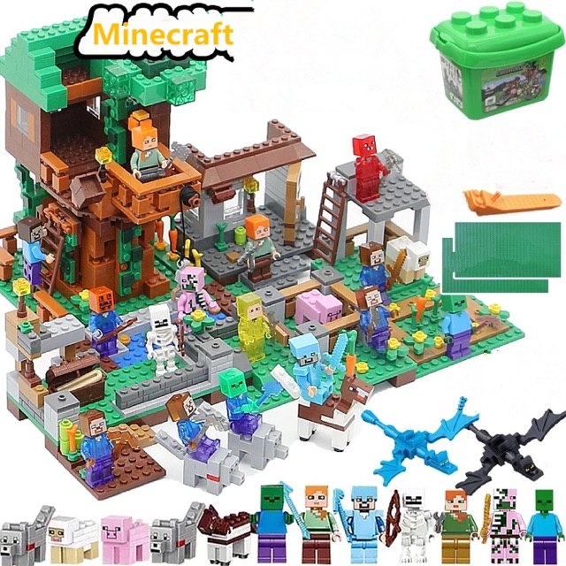shopee lego minecraft