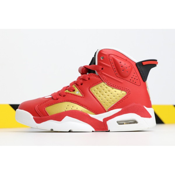 air jordan 6 iron man red