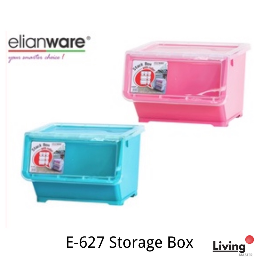 Stack Box With Roller, Front Open 2 Color Available Stack Box With