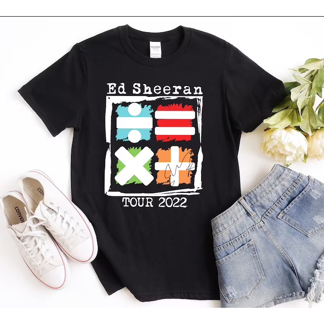 Ed Sheeran 2022 Tour Shirt, The Mathletics Concert Music Tshirt