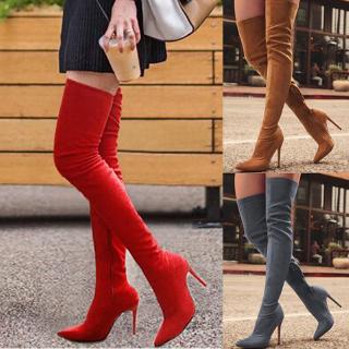 slim long boots