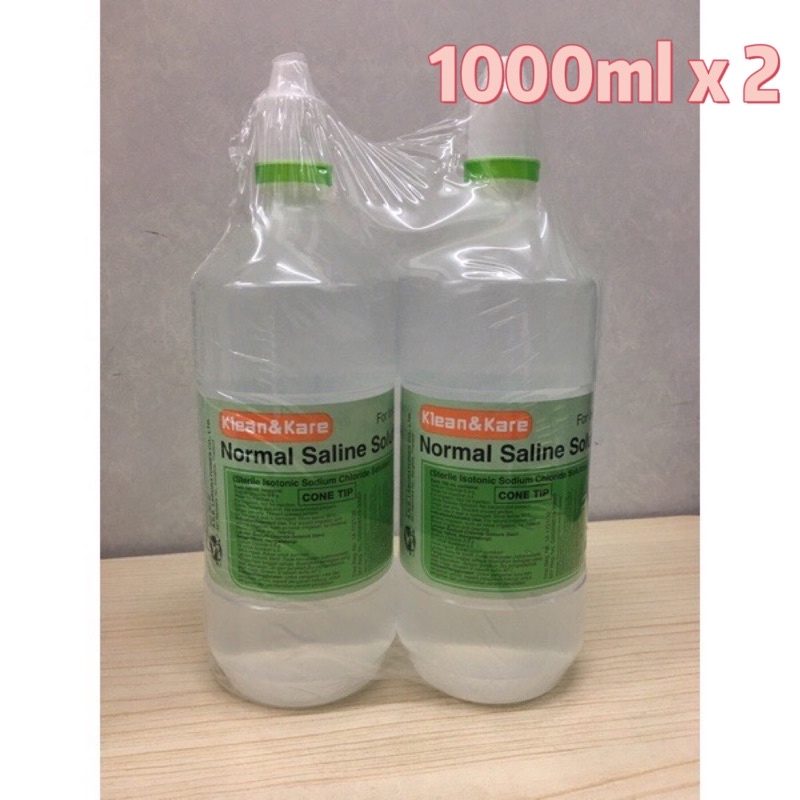 Klean Kare Normal Saline Solution 1000ml X 2 Shopee Malaysia