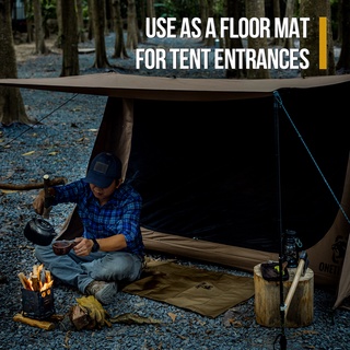 OneTigris Bushcraft Mat 500D Cordura Nylon Tent Flooring/Ground