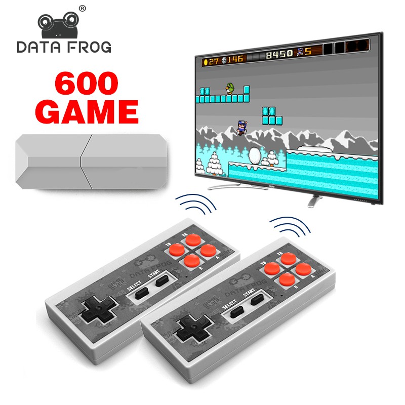  DATA FROG Newest Classic TV Video Console 8 Bit Game Console Built in 