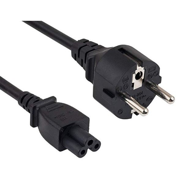 European CEE 7/7 Schuko Plug To IEC 60320 C5 Power Cord - 1.0 meter ...