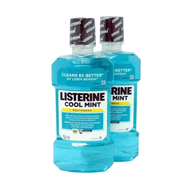 Listerine Cool Mint 750ml x2 (Exp date09/2025) Shopee Malaysia