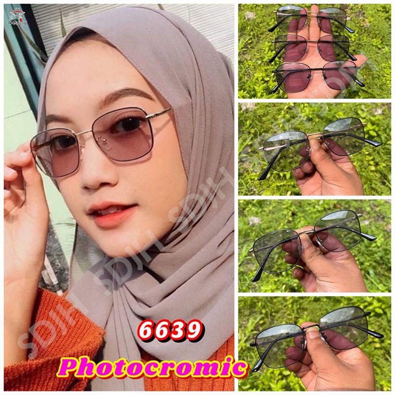 Fashion Photochromic Anti Radiation Eye glasses For Women Men Glass