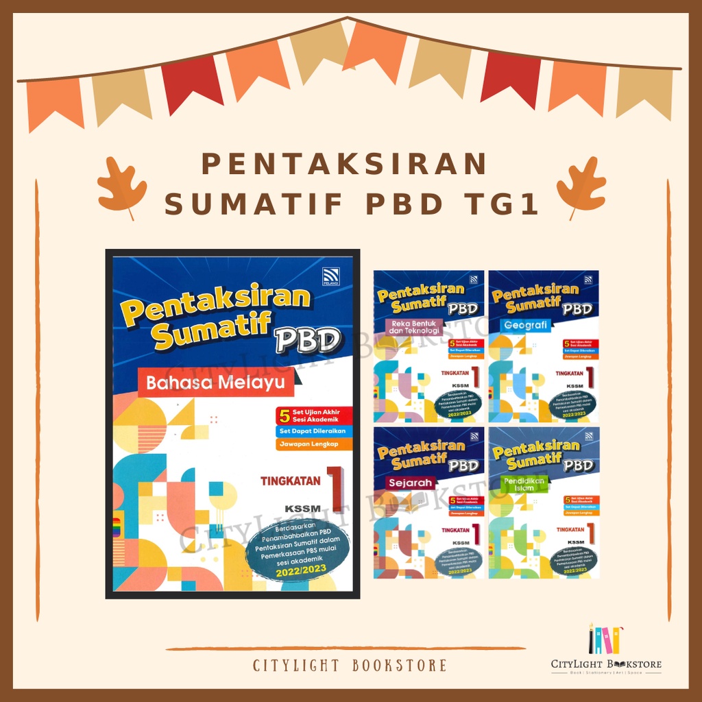 Citylight Buku Latihan Pentaksiran Sumatif Pbd Tingkatan 1 Kssm 20222023 Pelangi 