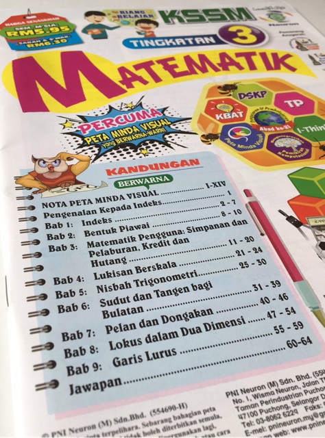 Buku Latihan Matematik Tingkatan 3 Shopee Malaysia