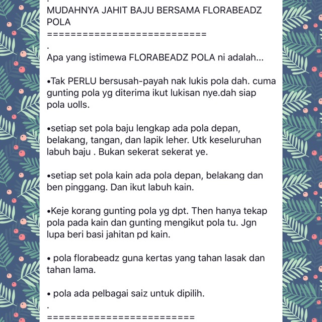 Pola Baju Melayu Moden Ada 6 Saiz Pilihan Shopee Malaysia