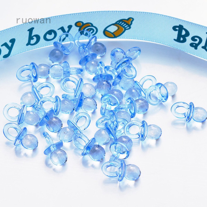 plastic pacifiers for baby shower