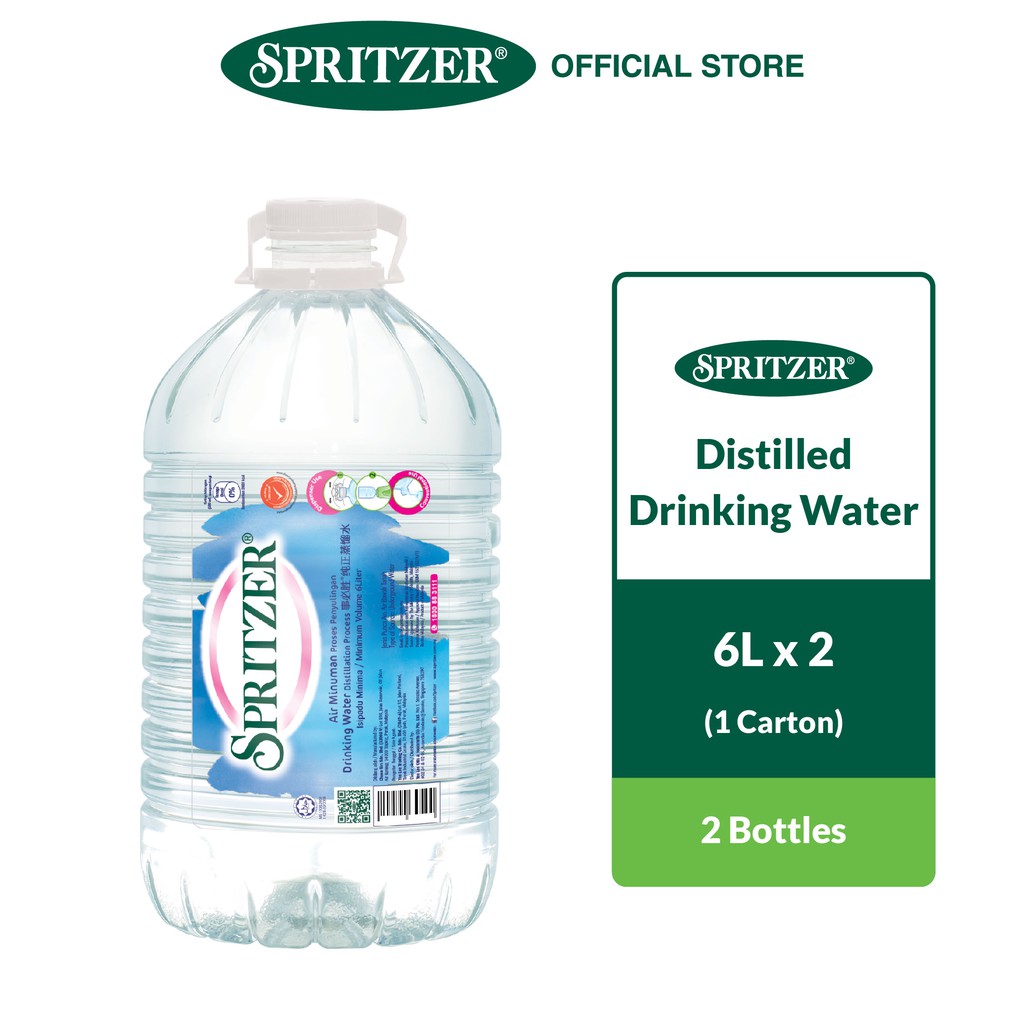 Spritzer Distilled Water (6L X 2)