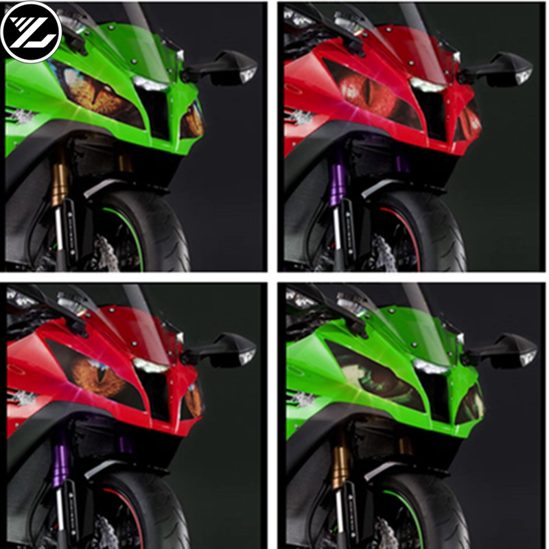 For kawasaki ZX-10R ZX10R 2011-2015 2012 13 14 Motorcycle accessories  headlight protection sticker headlights eye body sticker | Shopee Malaysia